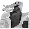 Auto Accessori Lupex Kit Telo Coprigambe Felpato e Guanti Coprimanopole Universale per Scooter e Moto | Regolabile Impermeabile e Antivento | Copertura Gambe e Mani Invernale