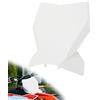 BIUGERCN Tabella Portanumero Moto per Surron, Tabella Numero Anteriore per KTM SX SX-F XC XC-F 125CC-500CC 2023-2024 Enduro Dirt Pit Bike Motocross Bianco