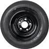 UNITRAILER Ruota Rinforzata per Rimorchio 195/55 R10C 750 kg, Massima Stabilità con Cerchio in Acciaio Nero 6Jx10H2 5x112 ET-4 per Carrelli e Roulotte