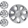 W-Parts SERIE 4 BORCHIE - 4 COPRICERCHI COPPE RUOTA 15 PER OPEL CORSA D