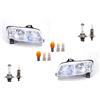 Johns Faro anteriore alogeno per Fiat Stilo 192 01-10 Set di lampadine L R