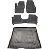 MOTOS Set di tappetini in gomma e tappetini in Pe per il bagagliaio Ford Grand Tourneo Connect II 2013-2022 Migliorate il vostro comfort di viaggio con il tappetino antiscivolo per auto - tappetino pe