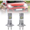 NSLUMO Lampadine per fari a LED H7 per Kia S portage Sorento Rio Mk3 Optima Soul Ceed Lampadine a LED H7 per auto Kia Rio Luce anabbagliante 6500K Faro a LED bianco H7 Mini formato