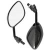 A-Pro Ricambio Moto Coppia Specchietti Specchio Retrovisore Scooter Naked Carbon DX+SX