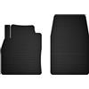 Wielganizator Tappetini in gomma su misura, compatibili con Isuzu D-MAX II (2011), set da 2 pezzi, solo anteriori, migliore vestibilità rispetto ai tappetini universali, colore nero