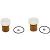 none-branded 6A320-59930 177410520300 2 Pezzi Filtro Carburante con O Ring 31A6200317 per Kubot a B1410 B1610 B1710 B2110 B2110hdb B2301hsd B2320dt L2501d L2501f L2501h M5640su Rtv900g