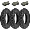 ECOVELO 3 COPERTONI UNION 3.00-10 + CAMERE PNEUMATICI COMPATIBILI CON VESPA 50 SPECIAL XL Rush 50 PK XL2 HP