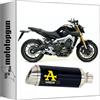 MOTOTOPGUN scarico completo omologato open arrow thunder in alluminio nero con fondello in inox compatibile con yamaha mt09 mt-09 2013 2014 2015 2016 2017 2018 2019 2020 mototopgun 71812aon*