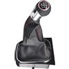 PRGPMSUNAD Cuffia Leva Cambio Per Ibiza 6J Per Seat Per Leon MK1 Per p&assat MK4 Per G&olf Per VW Per G&olf 5 6 Per S&CIROCCO Per Octavia Pomello Cambio Leva(6 Speed5)