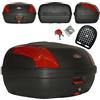 A-Pro Bauletto Moto Sgancio Rapido Scooter Baule Top Case Rigida Piastra Universale Nero
