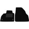 Generico Tappetini compatibili con Renault Kangoo - Anteriori 2008-2021, no decoro, kit tappetini auto personalizzati, set tappeti in moquette, tappeto auto