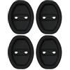 GTFRFD 4 Pezzi Copertura della Serratura della Portiera Dell'auto per Nissan Qashqai (J12) 2022 2023 Copri Serratura Gomma per Portiera Dell'auto Accessori,A