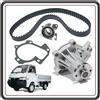 GSC RICAMBI SRL KIT CINGHIA TRASMISSIONE DISTRIBUZIONE COMPLETO DI POMPA ACQUA COMPATIBILE PER PIAGGIO PORTER 1300 16V FINO AL 2009 MOTORE DAIHATSU 48 KW.
