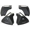 NORDRIVE N20002 Evos LP (Low Profile), Kit 4 Piedi con Profilo Basso