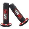 AWECOT Manopola in gel per manubrio di motocicletta, da 7/8, per K.T.M CRF EXC YZF Protaper Pro Conica Motocross Dirt Pit Bike (rosso)