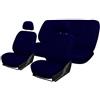 TOP DRIVE COPRISEDILI COTONE Set coprisedili anteriori e posteriori tessuto 100% cotone modello adattabile quasi ad ogni tipo di auto con sedili standard colori disponibili: - blu -