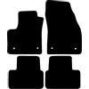 Kovvar Tappetini per Auto in Gomma Duogrip adatti per Opel Meriva B 2010-2017 - - Serie: DuoGrip Gomma
