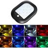 Minsezhi Luci a LED per auto interne senza fili,lampada lettura automobile portatile 8 colori,luce d'atmosfera ricaricabile USB,portatile di luci interne per auto magnetiche(nero)