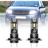 NSLUMO lampadine faro LED H7 per Dacia Duster Logan Sandero mk2 2012-up