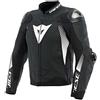 DAINESE Super Speed 4 Giacca in pelle moto, nero/bianco, 54