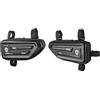 Generic Borse da sella per moto, 1 paio di borse a triangolo, borse da sella in materiale Pu+Eva da 2 litri per moto, veicolo elettrico a batteria con coperture antipolvere
