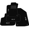 Generico Tappetini compatibili con Alfa Romeo 147, ricamo Alfa 147 bandiera Ita, kit tappetini auto personalizzati, set tappeti in moquette, tappeto auto