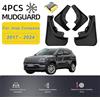 MOTOESCOT 4 parafanghi compatibili con Jeep Compass 2017-2024 senza trapano, paraspruzzi impermeabili, antigraffio, anti-fango, facili da installare, accessori esterni per auto (dimensioni: 1,4T)