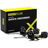 RIDEX PLUS 854S18998P 2x Ammortizzatore Anteriore Compatibilità con RENAULT Clio 3 Hatchback BR0/1, CR0/1