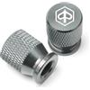 BROZATER cappucci delle valvole dei pneumatici Per PIAGGIO Liberty125 MP3 500 Medley Beverly 300 ZIP50 X7 X9 Moto CNC Valvola Nucleo Tappo Bocca Aerata Pneumatici Copertura Ugello Gas(Titanium)