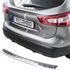 Recambo Protezione per paraurti in Acciaio Inox Cromato, Compatibile con Nissan Qashqai II, J11, 2013-2016 | con smussatura | qualità Premium