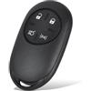 Generic Guscio Per Chiave Guscio Portachiavi Auto A 4 Pulsanti Per Fiat 500E 500 EV 500X 500 Per E-Topolino 2020 2021 2022 2023 2024,Guscio di ricambio per chiave
