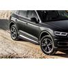 J&J AUTOMOTIVE Pedane Laterali Sottoporta per Audi Q5 dal 2016, in Alluminio, Colore Alu/Nero, Set da Protezione con Omologazione TÜV Inclusa, Premium