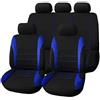 HotYou Copri-sedili Auto Universale | Set Copri-Sedile Universali per Anteriori e Posteriori | Accessori Auto Interno,Rimovibile e Lavabile,Blu