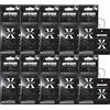 AREON X Deodorante Profumo Auto da Appendere Fiesta Originali Nero Pendente Specchietto Retrovisore Cartoni 2D Casa Set (Party Pack x 10)