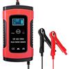 TroHollis Booster Avviamento Auto,Starter Batteria Auto Digital Display 12V 5A automatico pieno auto di potere del caricabatteria di impulso di riparazione caricabatterie asciutto bagnato batteria-caricabatteri