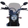 FACO COMPATIBILE CON DUCATI CUPOLINO FUME' CHIARO ALTO spessore 4MM + SCRAMBLER 400-800 (15-19) cod. 28676 (CON ATTACCHI VERNICIATI) MISURE: L.415 X H.385 SPESSORE 4 MM.