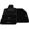 Somer Car Kit Tappetini Auto compatibili con DS7 Crossback E-Tense 2019-2024 | Set Tappeti in Moquette, Bandiera Francia, Tappeto auto su misura