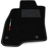 Somer Car Tappetino Auto SOLO LATO GUIDA 1pz compatibile con Fiat PUNTO EVO 5 porte 2009-2012 | 1 tappeto su misura in moquette, bandiera Italia