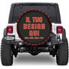 Xenorith Copriruota di scorta personalizzata auto - il tuo quadro con foto e/o testo - personalizzato copri ruota di scorta per Auto pneumatici universali copertura 15 inch