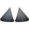 Drivstraw Copertura angolare triangolare per specchietto laterale, per Yaris 2007-2011, materiale ABS, colore nero, ricambio diretto, confezione da 2, compatibile con OEM