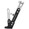 Kuuleyn Cavalletto regolabile per moto Kuuleyn, supporto universale per supporto laterale regolabile adatto per 155125(Argento)