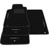 Generico Tappetini compatibili con Infiniti Q30 2015-2020, bandiera Italia, kit tappetini auto personalizzati, set tappeti in moquette, tappeto auto