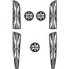 CHFXFL Per Mini Cooper R56 R60 F56 F55 F54 F60 Coppa per Le sottobicchiere Porta per Le Montagne idriche