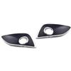 FTJKKVV Auto Fendinebbia Per Hyundai Per IX35 2009 2010 2011 2012 Paraurti Anteriore Copertura Fendinebbia Cornice Cromata Fendinebbia Cofano Copertura Cornice Fendinebbia Faro Da Lavoro(Left and Right)