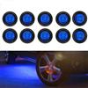GSRECY - Luci di segnalazione a LED rotonde sigillate da 1,9 cm, anteriori, posteriori, laterali, impermeabili, 24 V, per auto, camion, barche, roulotte, autobus, pullman, rimorchio, cabina, RV (Blu