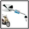 Piaggio SPECCHIO SPECCHIETTO RETROVISORE DESTRO CROMATO PER PIAGGIO BEVERLY 125 FINO AL 2010 - BEVERLY 250 FINO AL 2009 - PIAGGIO BEVERLY 300 FINO AL 2010-400 FINO AL 2010 - BEVERLY 500 FINO AL 2010.