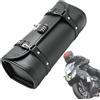 ccuzs Borsa per manubrio della moto, borsa da sella per forcella anteriore, impermeabile, in pelle PU, borsa da moto retrò con serratura per forcella anteriore e stile retrò per mantenere al sicuro le