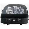 GV-ZONE faro lato sinistro faro lato conducente assemblea faro proiettore luce anteriore auto lampada auto luce nero lhd fari compatibili con fiat doblo 2001 2002 2003 2004 2005 VP881L