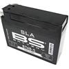 BS Battery Batteria moto AGM SLA BS Battery 300756 BT4B -5, Nero