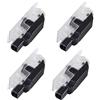 cimsfcor Proiettore luci per portiera auto, luce di benvenuto a LED per portiera auto, logo compatibile con Fiat 500X 2015-2024, 4 pezzi (500X)